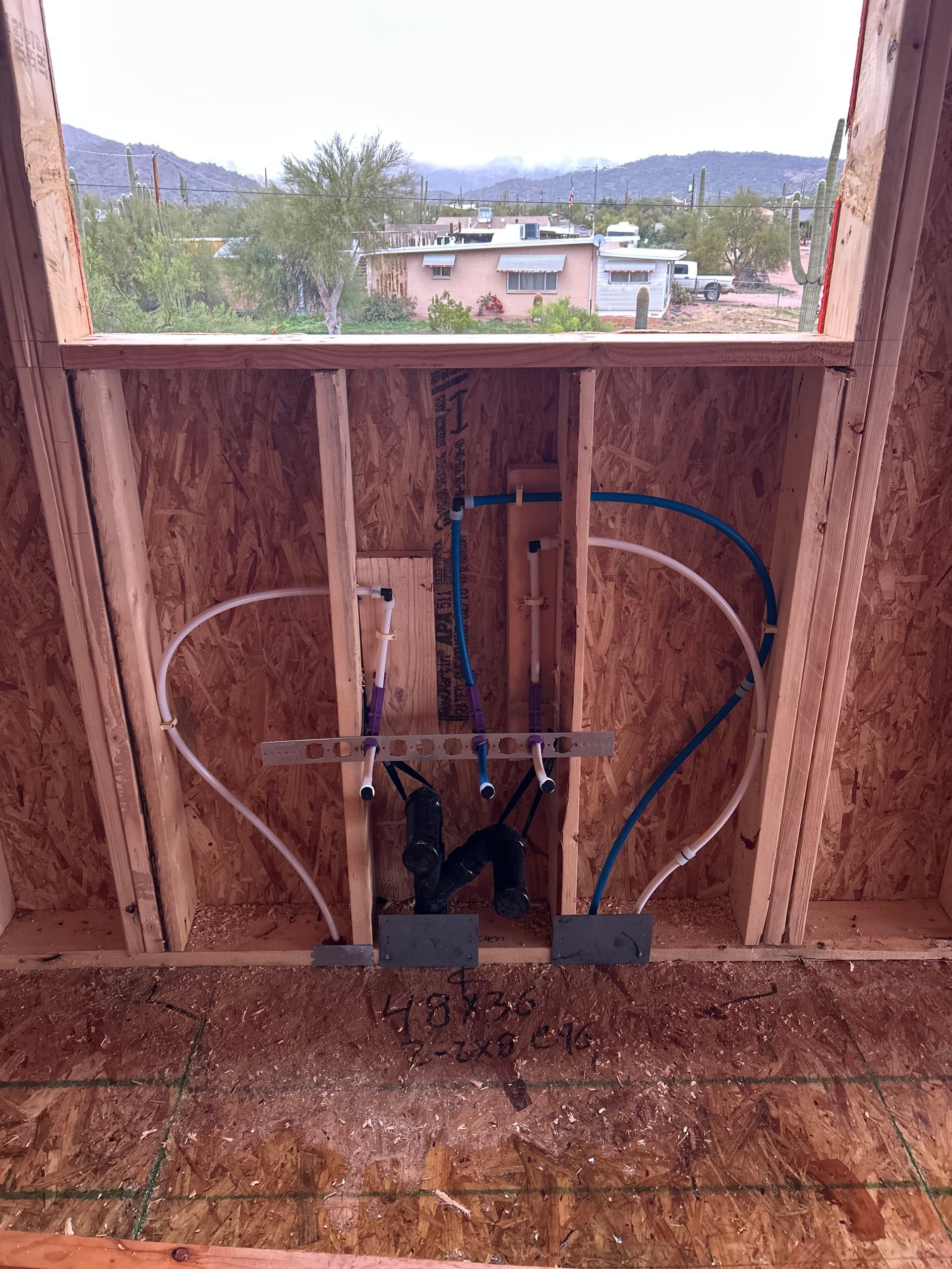 DWV and Waterline Completion Amidst Rainy Conditions