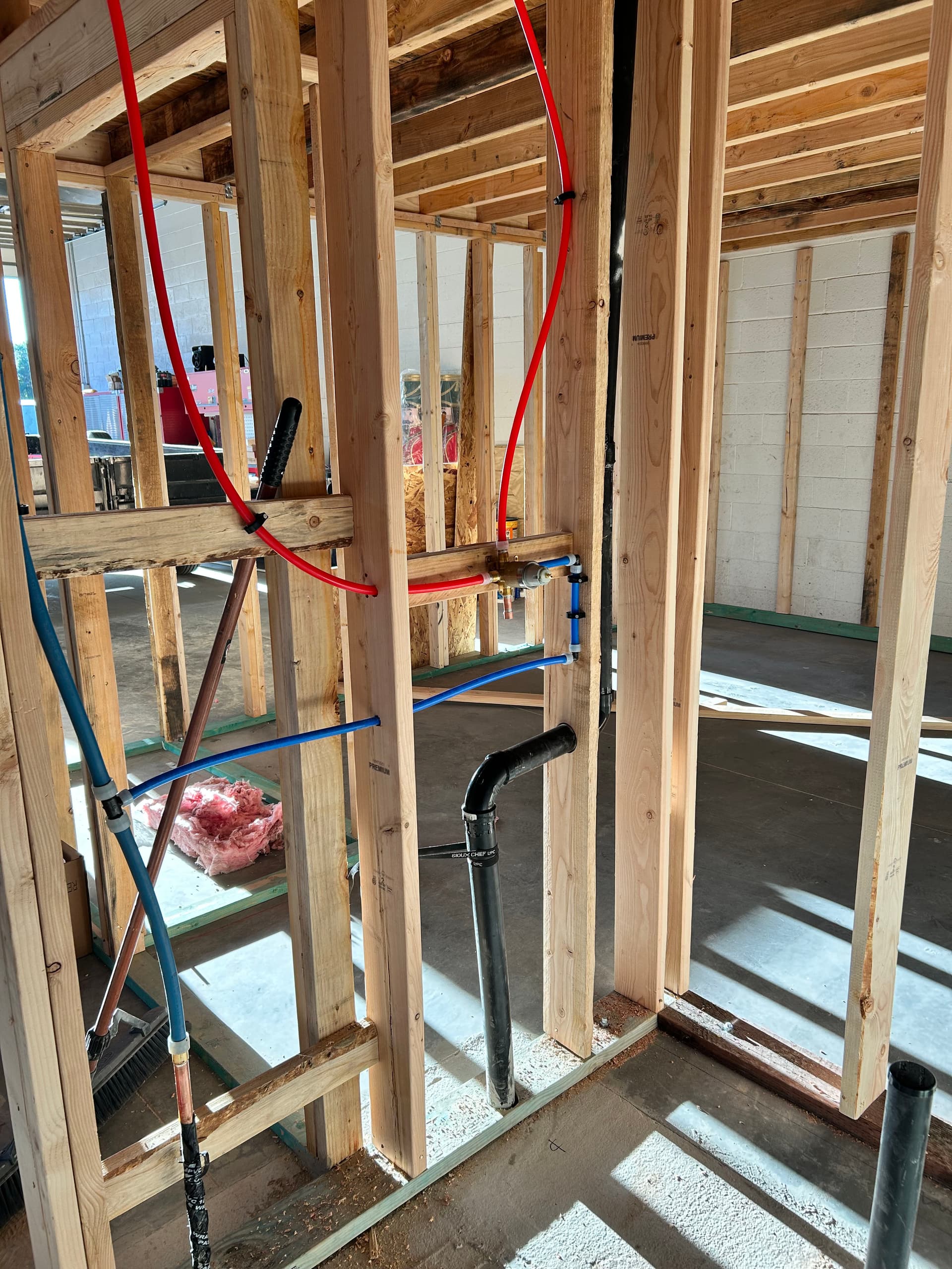 Gallery photos for RV Garage Remodel Topout Complete - Plumbing Rough-In Done Right: Image #1