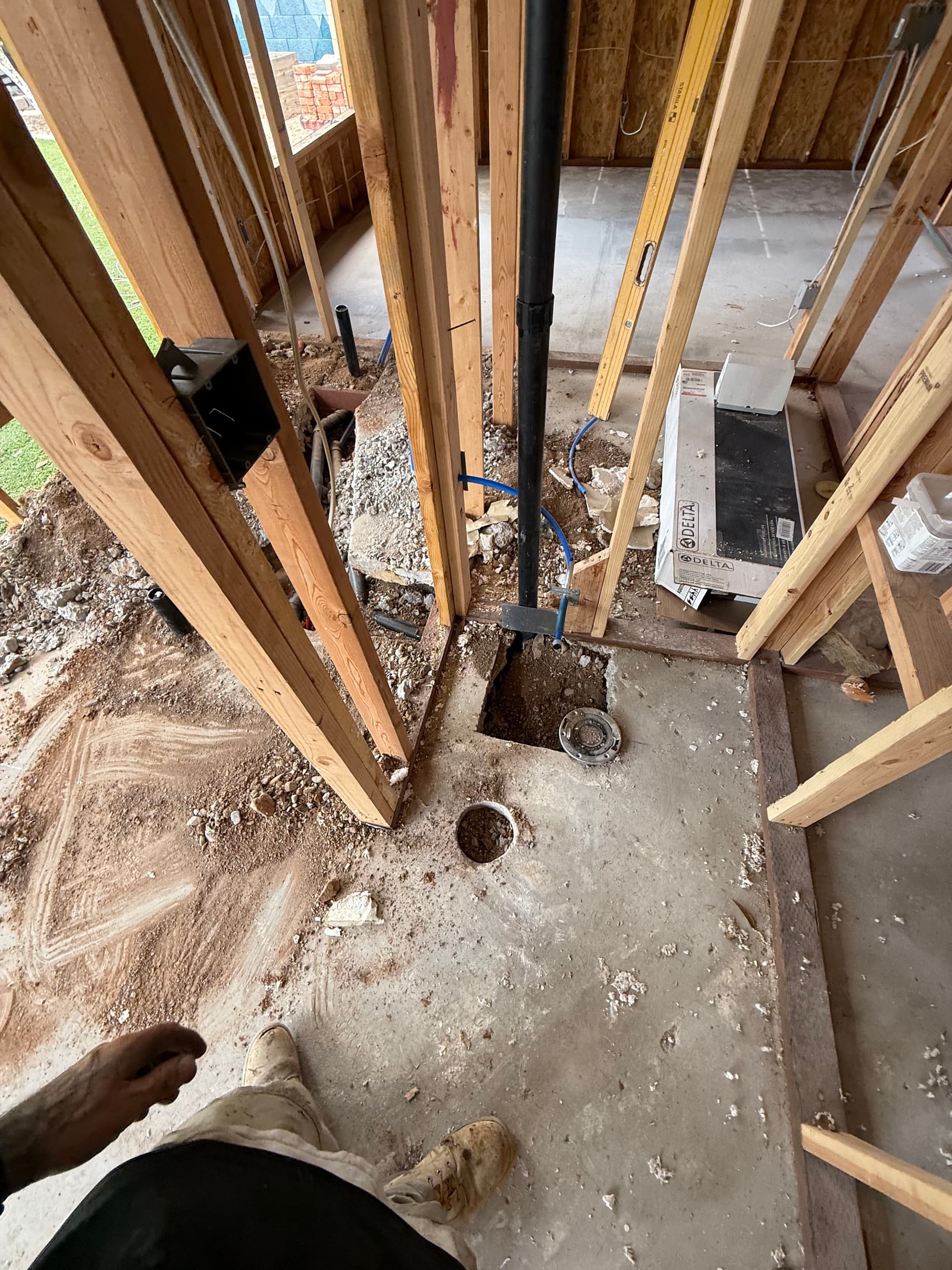 Gallery photos for Rough-In Plumbing Underway on a Phoenix Remodel: Image #2