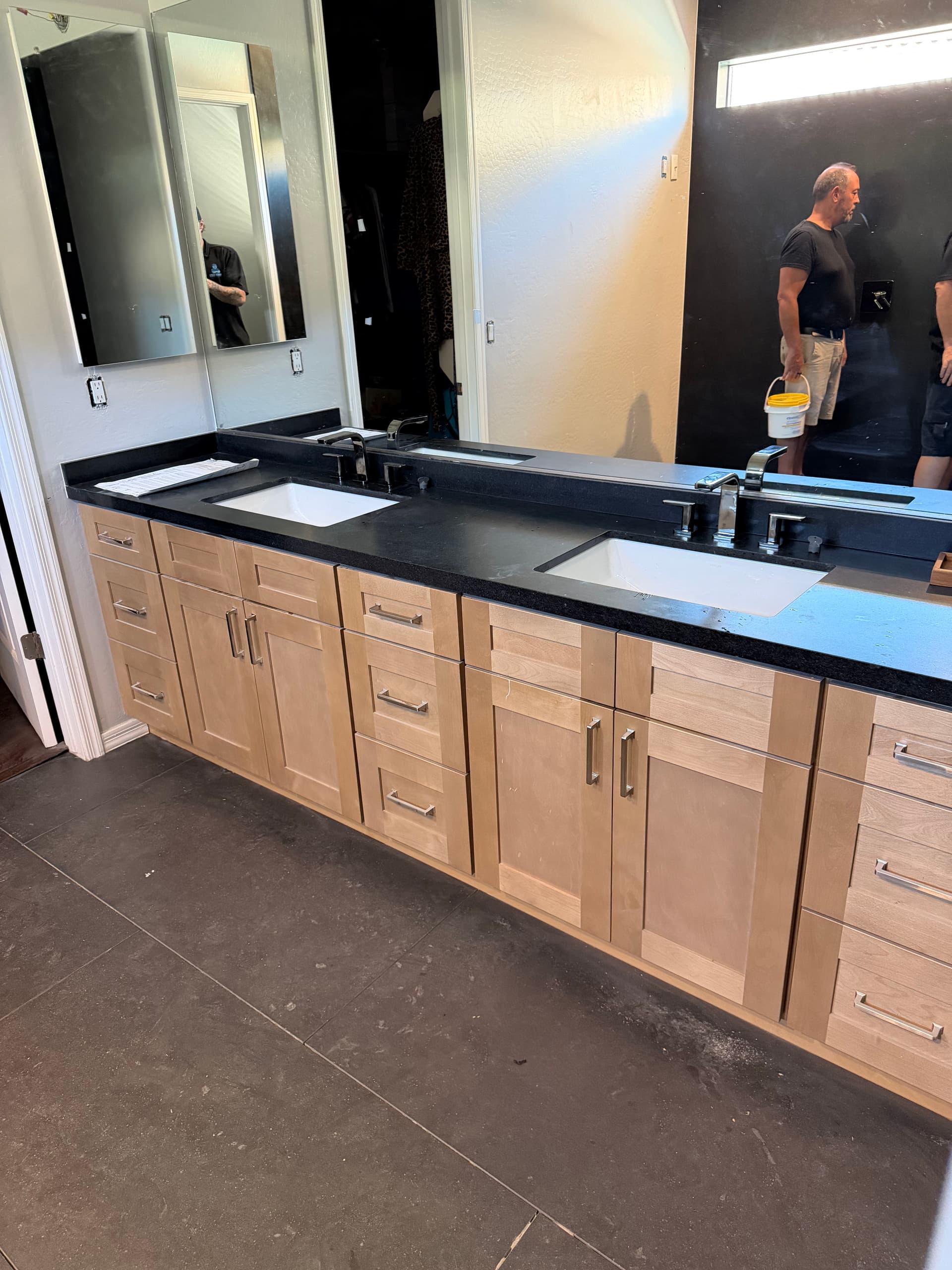 Master Bath Renovation Plumbing Trim-Out Done Right image