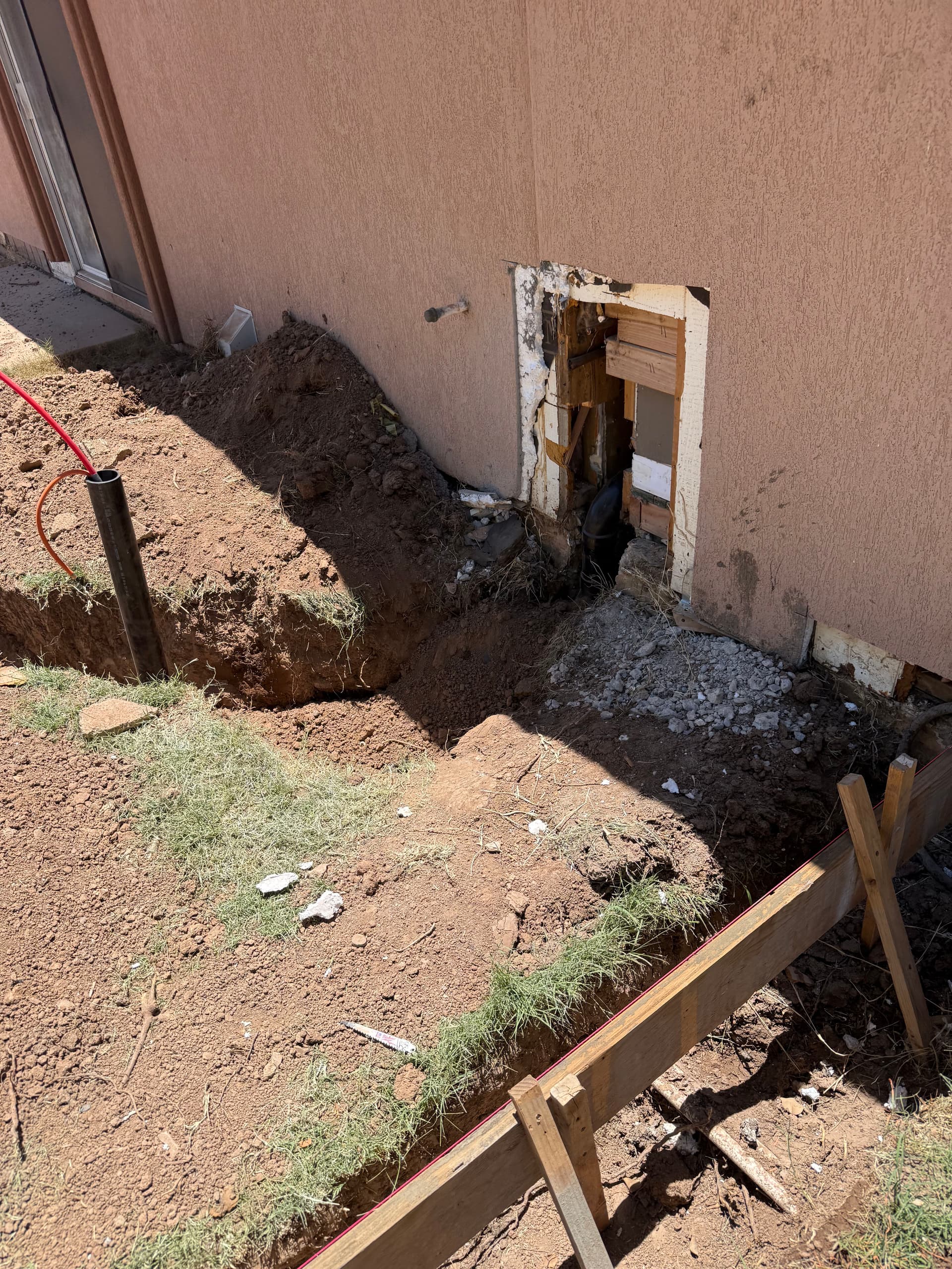 Gallery photos for Underground Plumbing Rough-In for Phoenix Bathroom Addition: Image #2