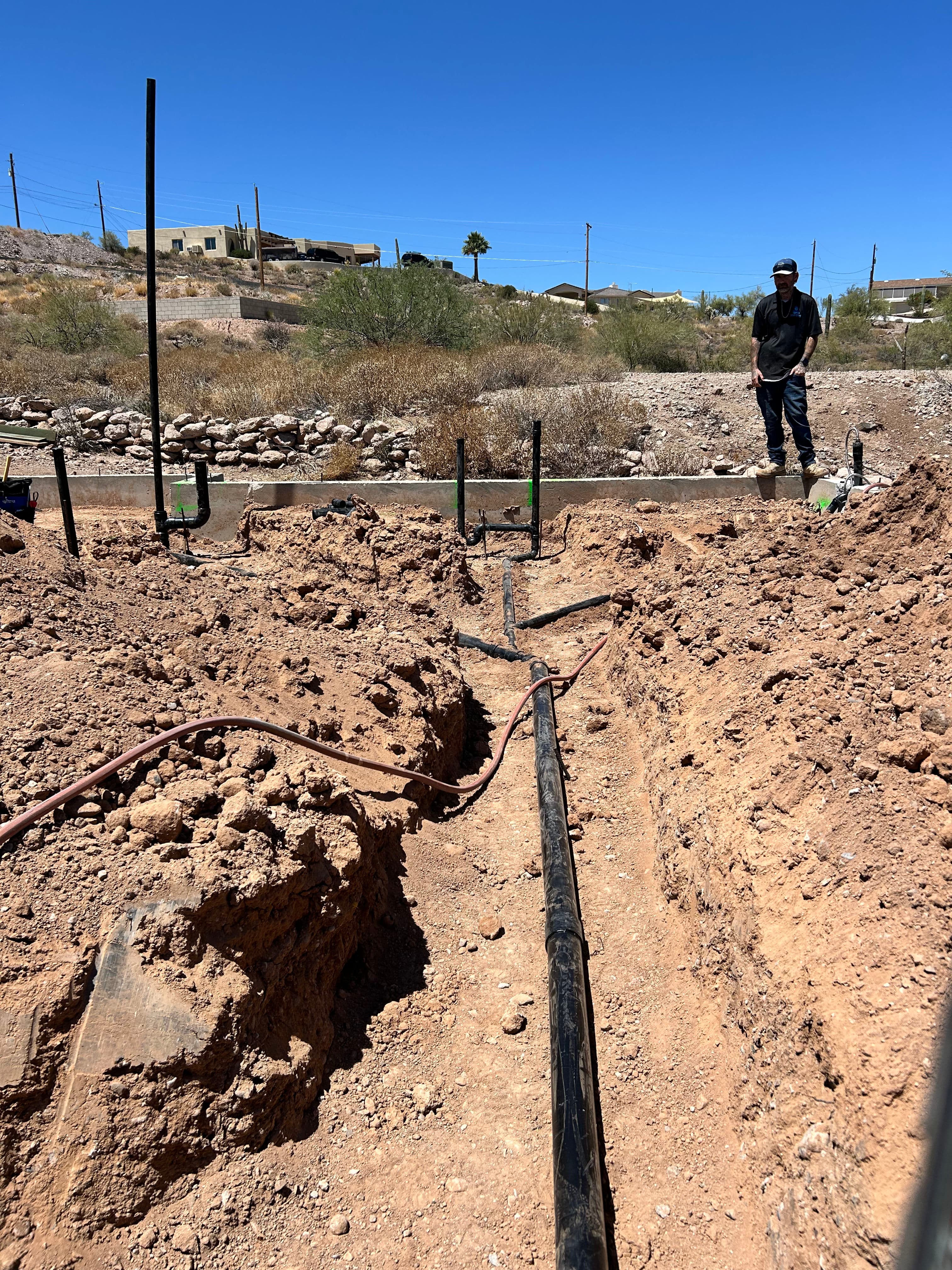 Project Underground Plumbing Done Right on a New Build in Queen Valley image