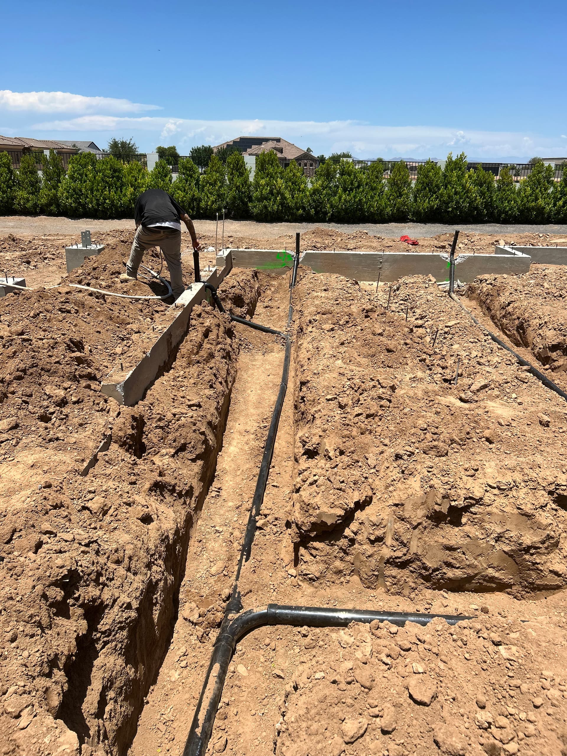 Gallery photos for Underground Soil Install for a 2-Bath Casita in Queen Creek: Image #1