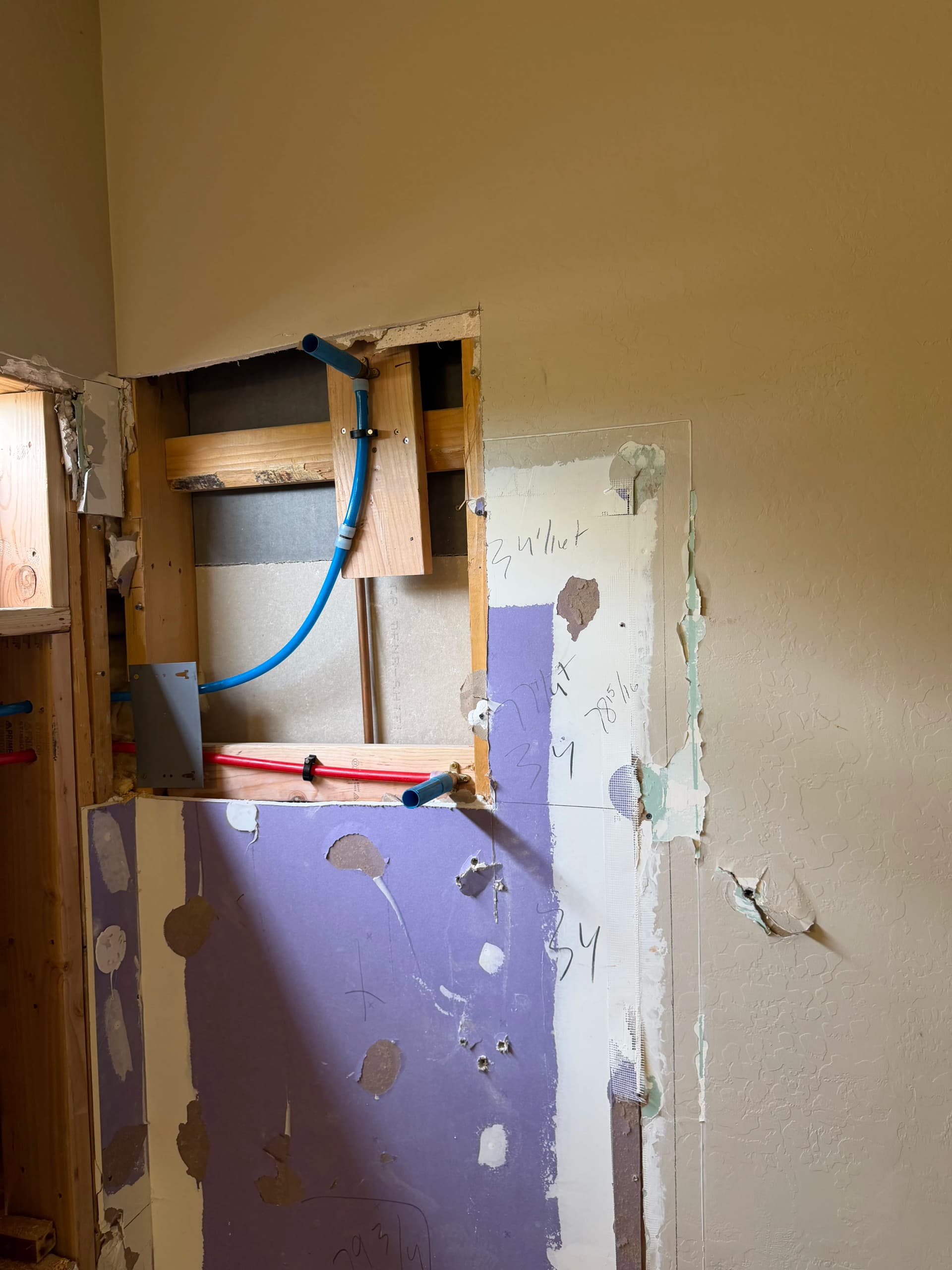Gallery photos for Shower Valve Upgrade Done Right - New Lines and All: Image #1