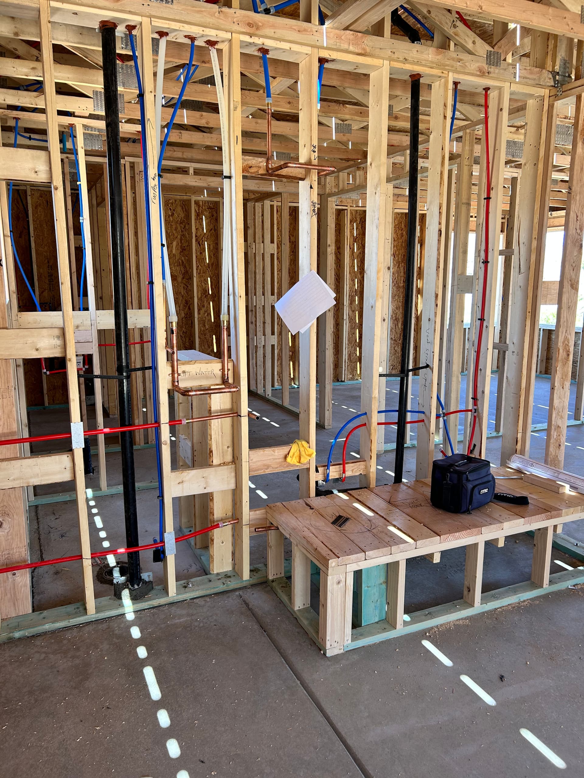 Gallery photos for New Construction Top-Out Plumbing Complete in Queen Valley: Image #4
