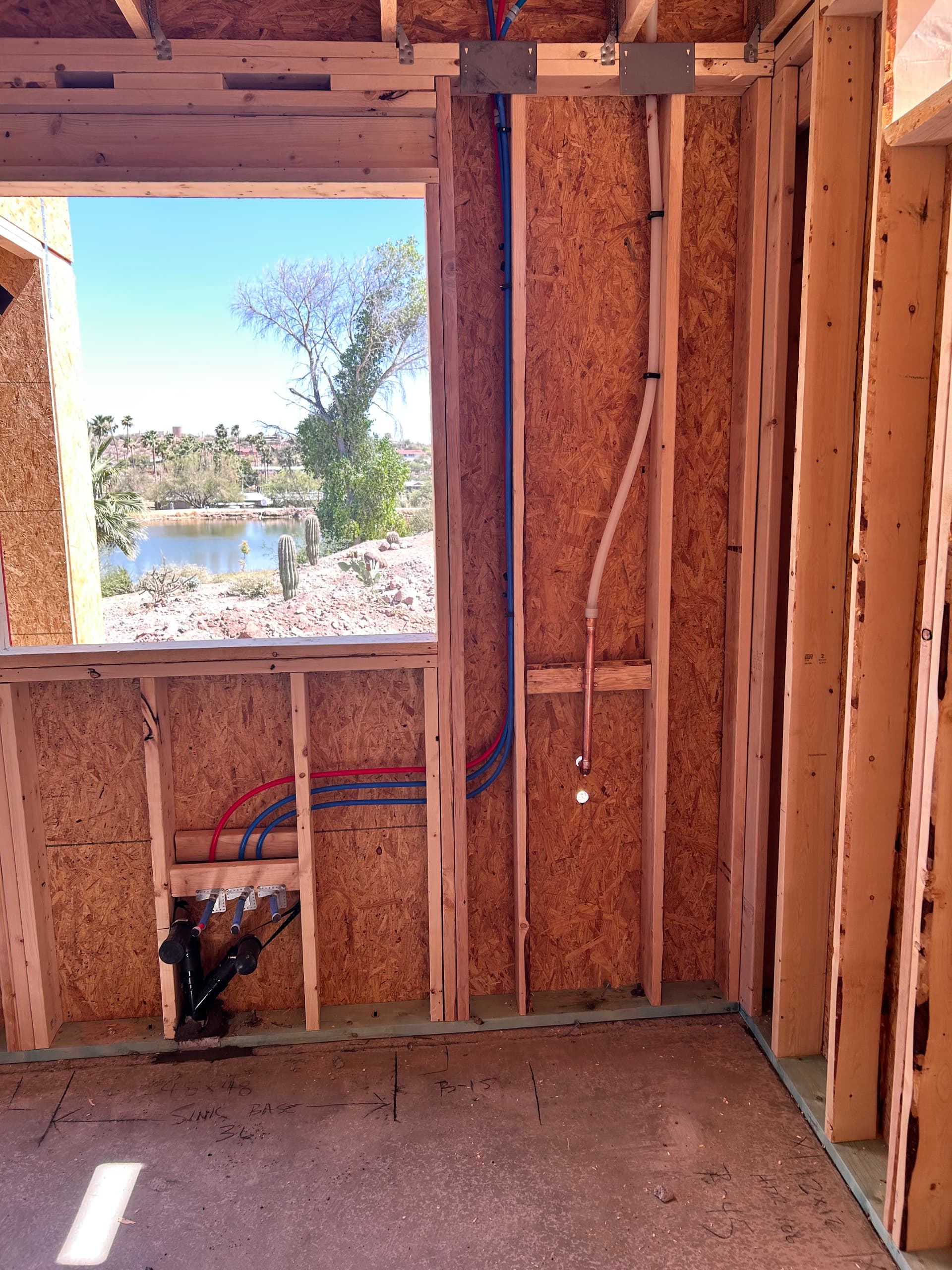 New Construction Top-Out Plumbing Complete in Queen Valley image